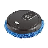 DJOAIUYF Saugroboter mit Wischfunktion Nass/Trocken 2 in 1,Staubsauger Roboter mit Vier Gängen,10000rpm,Wischen&Sprühen, Automatisch Wischen Kehrroboter,Kehrfläche: Ca. 60m²/645.83ft² (Schwarz)