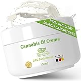 Pure Hanföl Creme CB ÖL: 150ml Hanf Öl eingearbeitet in eine Basiscreme nach DAC Deutsche Apotheken Codex