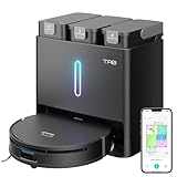 TAB Saugroboter mit Wischfunktion - Fairy 10 Saug Wischroboter mit Selbstreinigung und Absaugstation Auto Mopp Hebefunktion, Versteckte LiDAR Navigation Staubsauger Roboter