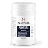 Naissance Sheabutter BIO (Nr. 306) 1kg (1000g) - 100% Rein, Unraffiniert, BIO zertifiziert - Intensive Pflege für Kosmetik, Haut, Haare, Fairtrade Shea Butter aus Ghana