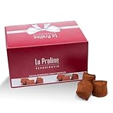 La Praline Chocolate Truffles Geschenkbox gefüllt mit Fancy Trüffelkonfekt mit Kakaopuder, 200g Trüffel-Pralinen aus Schweden mit edler Verpackung zum Verschenken