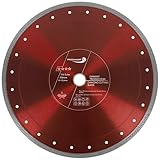 PRODIAMANT Premium Diamanttrennscheibe Fliese Feinsteinzeug 350 mm x 30 mit Ring 25,4 mm 350mm Fliesenscheibe für Tischmaschinen