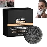 Haventic Gray Hair Reverse Bar, Gray Hair Reverse Bar, Spartan Gray Hair Reverse Bar, lumeld gray gone soap, Reverse Grey Hair Bar Shampoo, Suitable for Various Hairstyles (1pcs)