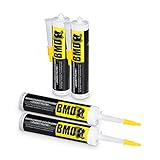 BMD Dichtkleber Mur | 4 Kartuschen | 310ml | Folienkleber für Dampfsperren und Dampfbremsen | lösemittelfreier Dichtkleber nach DIN 4108 & ENEV | Profi Qualität Made in Germany