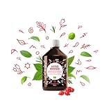 Vita Biosa Hagebutte - würzig sauer im Geschmack - 100% kontrolliert biologisch - 8 Stämme natürlicher Milchsäurebakterien - Extrakt aus 19 verschiedenen Kräutern (500ml)