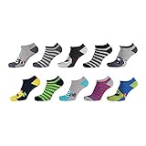 Lieblingsstrumpf24 10er Pack Socken Kinder Jungen Mädchen Baumwolle (Sneaker Socken Monster 31-34)