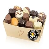 ePralinchen handverarbeitete belgische Luxus-Pralinen | Premium Edition 500g | klassische Pralinenmischung mit Nuss, Frucht, Karamell uvm. | mit Alkohol | köstliche Schokolade made in Belgium