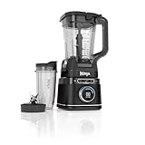 Ninja 2-in-1 Detect Power Mixer Pro & Single Serve, 1200W Mixer mit Krug, & 2x Single Serve Tassen, Smoothies mixen, Gemüse hacken & Frozen Drinks mixen, Schwarz, TB301EU