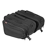 Louis Motorrad Satteltaschen Set 2x15 Liter, Wasserabweisende Motorrad Seitentasche, Motorrad Tasche mit Tragegriff, Stabile Befestigung der Satteltaschen für Motorrad