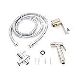 Bidet Handbrause, G1/2 Hand Bidet mit Röhre, Mehrzweck-WC Dusche für Toilette, 22×12×5CM Jet Spray Bidets Brause, Badezimmer, Garten, Balkon, Haustierreinigung