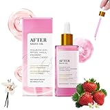 Truly After Shave Oil, Soft Serve Aftershave-Öl – Erdbeer und Vanilleduft, After Shave Oil für Männer und Frauen, Vorbeugung Gegen Eingewachsene Haare, Pflegt und Beruhigt Nach der Rasur, 90ml (B)