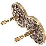 UKCOCO 2 Stück Messing Räucherkegel Pressform Aromatherapie Werkzeug für DIY Räuchermischungen Ergonomisch rutschfest Langlebig Geeignet für Meditation Yoga Raumgestaltung