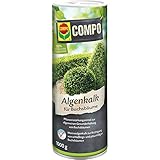 Compo Algenkalk für Buchsbäume, Pflanzenstärkungsmittel zur allgemeinen Gesunderhaltung von Buchsbäumen, 1000 g
