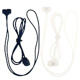 SEWACC 4 Stück Teiliges Lost Magnetband für Earphones Elastisches Silikonband Weicher Hautfreundlicher Ohrhörerhalter für Sport Fitness und Alltag Tragbares Sicheres Verbindungsseil