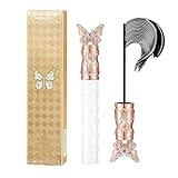 Filtersendienmassive schwarz wasserdichte, dicke, langen, langlebige Wimperntusche, schweißfache, Verlängerung, nicht verschlusterte Mascara (1 PCS)