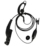 Xanorrg Zwei Wege Radio Headsets Rauschreduktionskomfort Verschleiß Design Mit Mikrofon Für P8268 P8668 APX2000 DP3400 DP3600 APX7000 Professioneller Ohrhörer