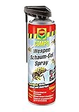 Compo Wespen Schaum-Gel-Spray inkl. Sprührohr, Sofort- und Langzeitwirkung, (4 x 500 ml (2000 ml))