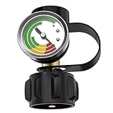 Opdestn Flüssiggas Füllstandsanzeiger - Tank Meter Gauge | Mit QCC1 Typ 1 Anschluss Für Campingkocher Feuerstelle Heizer Grill Brenner 2-18 Kg
