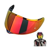 Pineeseatile Motorradhelm Windschutzscheibe Objektiv Motorrad Helm Viser Objektiv Schild Motorrad Windschutzscheibe Helm Objektiv kompatibel mit K1 K3SV K5