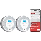 X-Sense WLAN-Rauch- und Kohlenmonoxidmelder mit austauschbarer Batterie, Smart Kombinationsmelder mit App, kompatibel mit der X-Sense Home Security-App, SC07-WX, 2er Set