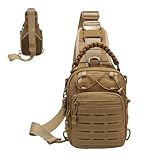 Umhängetasche Für Herren | Brusttasche Camping Handyhalter - Wasserdichte Kratzfeste Schultertasche Für Damen Herren Jugendliche Sport Wandern Camping Outdoor Aktivitäten Angeln