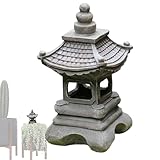 Retro Stone Tower Beleuchtung - Außenlaterne Für Gartenweg | Vintage -Säulenlampe | Innenhof Nachtlicht Für Villa, , Gehweg, Landschaftsbau, Patio -Weg