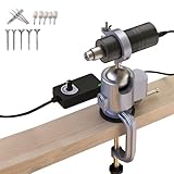 Mini-Holzdrehmaschine zum Polieren von Perlen, Tischdrehmaschine mit speziellem Ständer, einstellbare Geschwindigkeit von 0–40000 U/min, Bereich 1,2–2,2 mm, zum Polieren von Perlen mit Bohrer