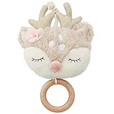 Bieco Schnuffeltuch Baby Mädchen Reh Ella Rosa | My Hummy | Kuscheltier Spieluhr Schlummer Otter