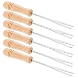 Alipis 6 Stück Rührgabeln Mini Gabeln Für Vorspeisen Cupcake Gabeln Schokoladen Tauchgabeln Gebäckgabeln Schokoladenfondue Eislöffel Fondue Teleskop Foundue Edelstahl