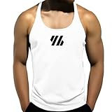 SUPTTING Herren Tank Top mit Print Ärmellos Muskelshirt Fitness Gym Shirt Sporttop Achselshirt Bodybuilding Training Stringer Y-Back Herrenmode Bekleidung Activewear Sportbekleidung