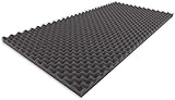 Dibapur Premium Noppenschaumstoff (ca.100cm x 200cm x 3cm) Raum Akustik Schaumstoff Akustikschaumstoff Schall Dämmung