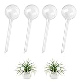 MXDHOKY 4 Stück Große Gießkugeln, Topfpflanzen Selbstbewässerung, Wasserspender für Pflanzen, Geeignet für das Pflanzenbewässerung Im Innen- und Außenbereich