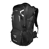 OcioDual Wanderrucksack 60L Schwarze, Travelite Rucksack, Arbeitsrucksack Herren, Wanderrucksack Herren, Rucksack Wasserdicht, Reiserucksack, Camping, Survival und Outdoor-Sport