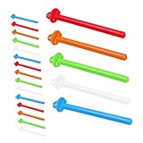 HEMOTON 20 Stück Teiliges Vogelstandperchenset aus Langlebigem Kunststoff Krallenfeile für Wellensittiche Nymphensittiche Pflegeleichter Ruhe und Spielplatz für Käfige