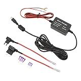 Dash Cam Hardwire Kit, Dash Cam Cable 12V -30 V Bis 5 V Auto Dash Kamera Netz 3,2m Länge Länge Dashcam Hartverdrahtungskit für den Radardetektor