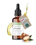 wesentlich. Arganöl Bio 50ml mit Pipette | Kaltgepresstes Pflegeöl für Haare, Haut & Gesicht | Hochwertige Naturkosmetik aus Marokko