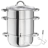 Edelstahl Dampfentsafter Induktion Entsafter Fruchtentsafter Saftpresse Obst Neu