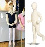 XDAWQP Schneiderpuppe für Modestudenten, Ganzkörper-Schneiderpuppe mit Metallsockel, Schaufensterpuppe für Kinder，3 Years Old