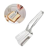 ULTECHNOVO 2 Stück Teiliges Bbq Grillzubehör aus Lebensmittelechtem Multifunktionale Barbecue Klemmen mit Hohlspaten Design zum Einfachen Wenden und Greifen von Steak Pizza Brot für Grill