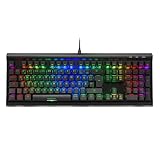 Sharkoon Skiller SGK40 Schwarz, RGB Gaming Keyboard, Mechanisch, Huano Red