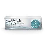 ACUVUE OASYS 1-Day Tageslinsen helfen das Gefühl von müden & trockenen Augen zu reduzieren – Tageskontaktlinsen mit -2 dpt und BC 8.5 – UV Schutz & angenehmes Tragegefühl – 30 Linsen