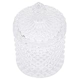 Cabilock Kerzenbecher lagercontainer vorratsbehälter kaffeesatzbehälter duftkerze glasbehälter süßes Bonbonglas Kerzengläser zur Herstellung von Kerzen Zinn Bonbonschale Keksdose aus Glas