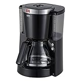 Melitta Look IV Selection - Filterkaffeemaschine - mit Glaskanne - Tropfstopp - 10 Tassen - Schwarz (1011-04)