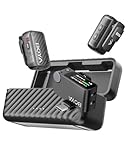 BOYA BOYAMIC 2 Mini Mikrofon Handy für iPhone/Android/PC, USB-C Lavalier Mikrofon Kabellos mit AI Rauschunterdrückung, 300M, 48KHz/32Bit, Ansteckmikrofon für Videoaufnahmen, Vlog, Streaming