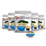 Tassimo Kapseln Jacobs Caffè Crema Mild, 80 Kaffeekapseln, 5er Pack, 5 x 16 Getränke