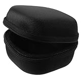 SHINEOFI Aufbewahrungstasche für Kopfhörer Wasserdichtes Gehäuse mit Weichem Innenfutter für Ear Ohrhörer Kabel USB Zubehör Stilvolles Design Schwarz