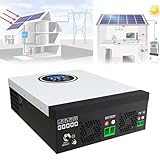 Ostreemaner Hybrid-Solar-Wechselrichter, Reiner Sinus-Solar-Wechselrichter, Integrierter 80-A-Controller, 2000 W/3000 W Hybrid-Wechselrichter, Zur Energiespeicherung Zu Hause,3000W