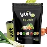 YUÏT - Trinkmahlzeit in Pulverform - 10 Mahlzeiten - Glutenfrei, echte Lebensmittel und gesunde Veganer - 34g Protein - (1kg - Gemüse (Big Leek))