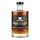 Böser Kater Butterscotch Likör mit Whisky, das perfekte Geschenk für jeden Anlass, einzigartig milder Geschmack, Noten von Karamell & Vanille, Caramel Liqueur, 0,5l - 20% Vol.