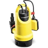 TROTEC Tauchpumpe TWP 7536 E – Pumpe für Schmutzwasser – Fördermenge 12500 l/h, Leistung 750 Watt, Eintauchtiefe max. 7 m, Trockenlaufschutz, IPX8
